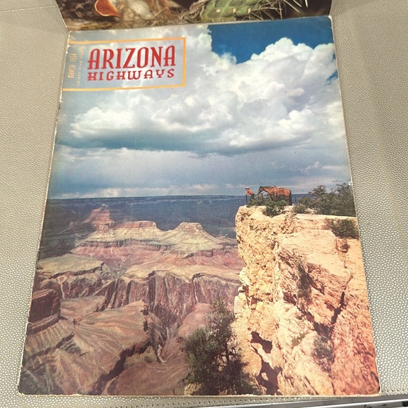 VINTAGE Arizona Highways Magazines (2) January and March 1954 - Picture 4 of 16